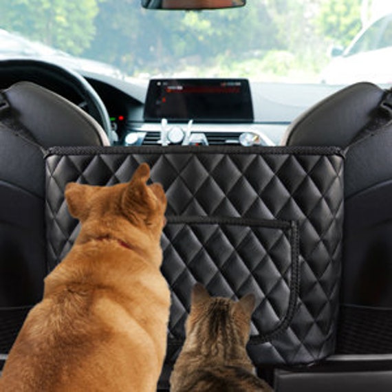 Bark Lover Funda para asiento de coche para perro, para asiento trasero,  hamaca de coche, protector impermeable para asiento trasero para perros,  ventana de malla y múltiples bolsillos -  España