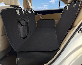 Washable Dog Car Seat With Safety Strap Dog Car Booster Seat For Medium Dogs Up To 50 Lbs - Safe Travel Bed With Security Strap Medium Dog Car Seat