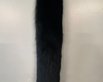 Real Fox Fur Headwrap come in Black Real Fox Fur HeadBand