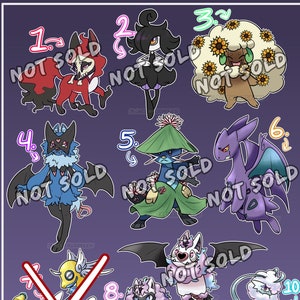 ADOPTABLES DE POKEMON - Diseño de fursona adoptado [NUEVO 31/10]