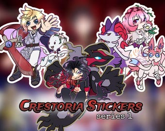 TALES OF CRESTORIA stickers - 2.5" Vicious Kanata Misella