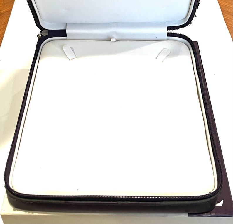 Charriol necklace box empty with outer box case zipper style