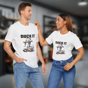 Humorous DUCK IT Fun Short-Sleeve T-shirt for the Masters of Duct Tape and Swearing