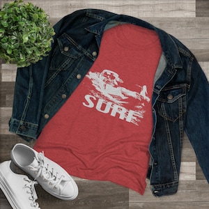 Women&#39;s Triblend Wake Surf Tee