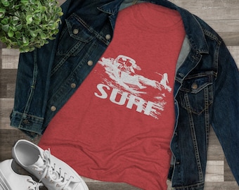 Women's Triblend Wake Surf Tee