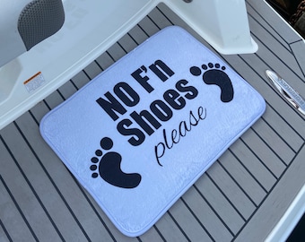 No F'n Shoes Boat Mat - Various Colors