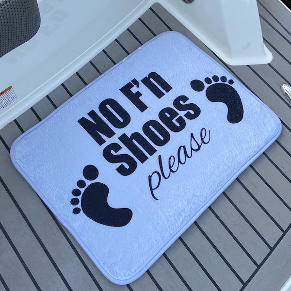 No F'n Shoes Boat Mat - Various Colors