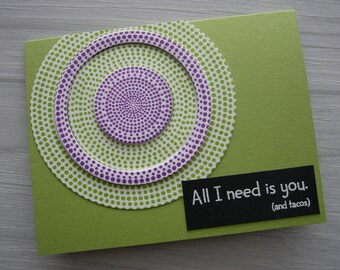 Handmade Love or Friendship Card