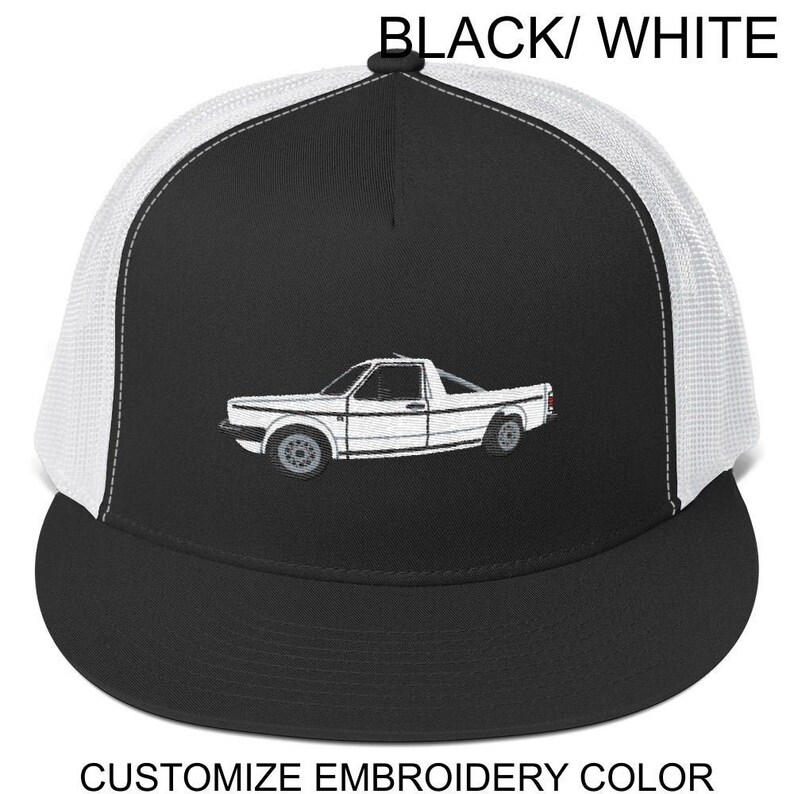 Volkswagen MK1 Caddy customizable embroidery Trucker cap