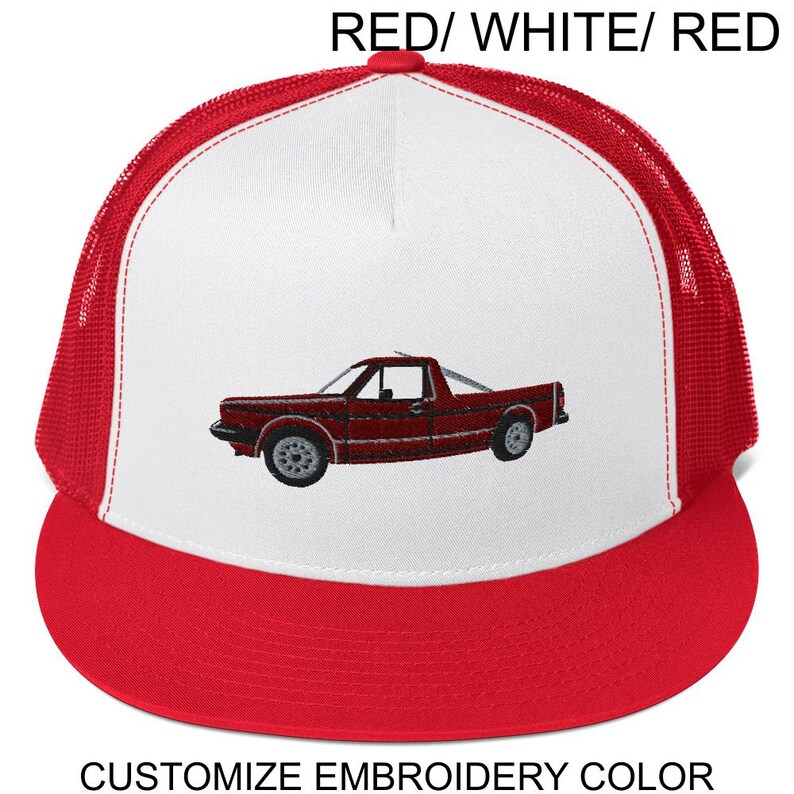 Volkswagen MK1 Caddy customizable embroidery Trucker cap