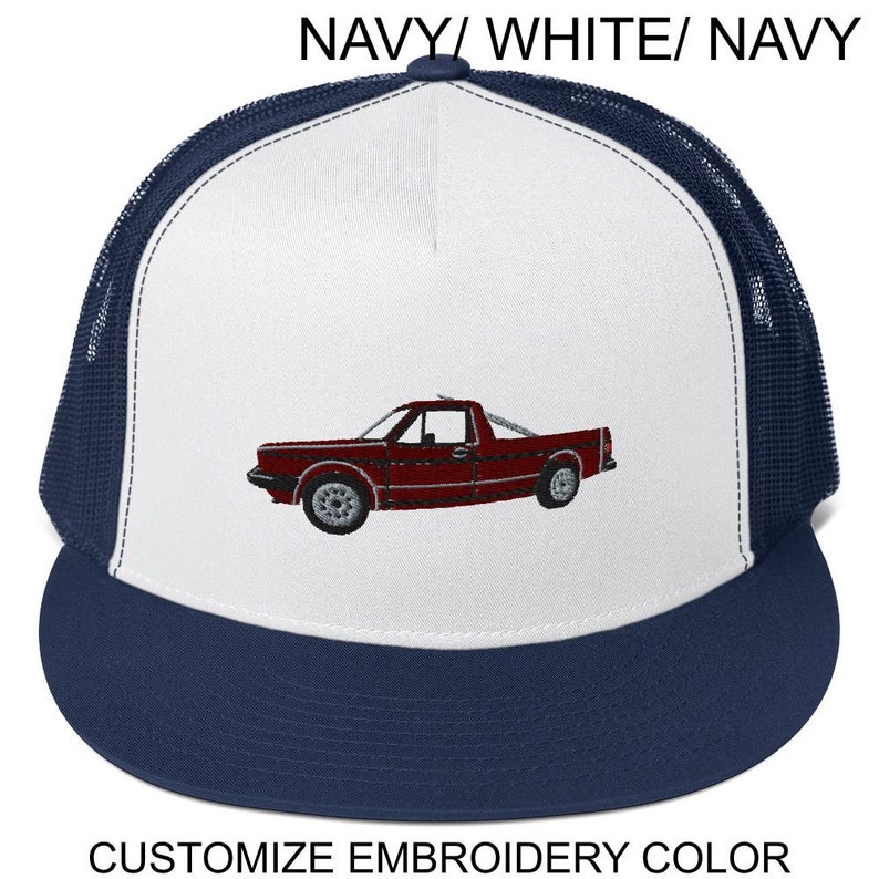Volkswagen MK1 Caddy customizable embroidery Trucker cap