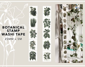Botanische stempel Washi-tapes