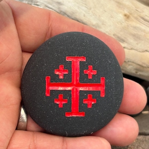 Pocket Jeruzalem-kruis - kleurkeuze (1 steen)