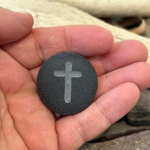 Pocket Cross - Unpainted (natural) 1 stone