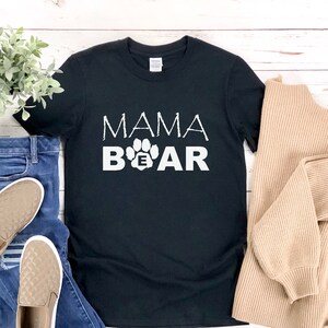 Pregnancy Announcement Shirt For Mama With Bear Paw Prints Pregnancy Announcement Shirt For Mama With Bear Paw Prints