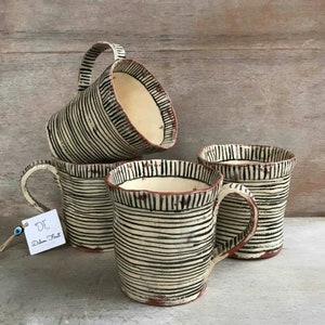 Set of 2, Ceramic Mugs, Handmade by Didem Firat CERAMICS