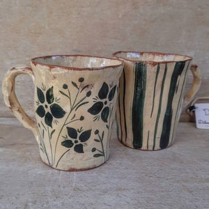 Set of 2, Ceramic Mugs, Handmade by Didem Firat Ceramics