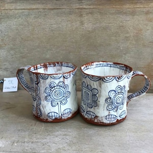 Set of 2, Ceramic Mugs, Handmade by Didem Firat CERAMICS