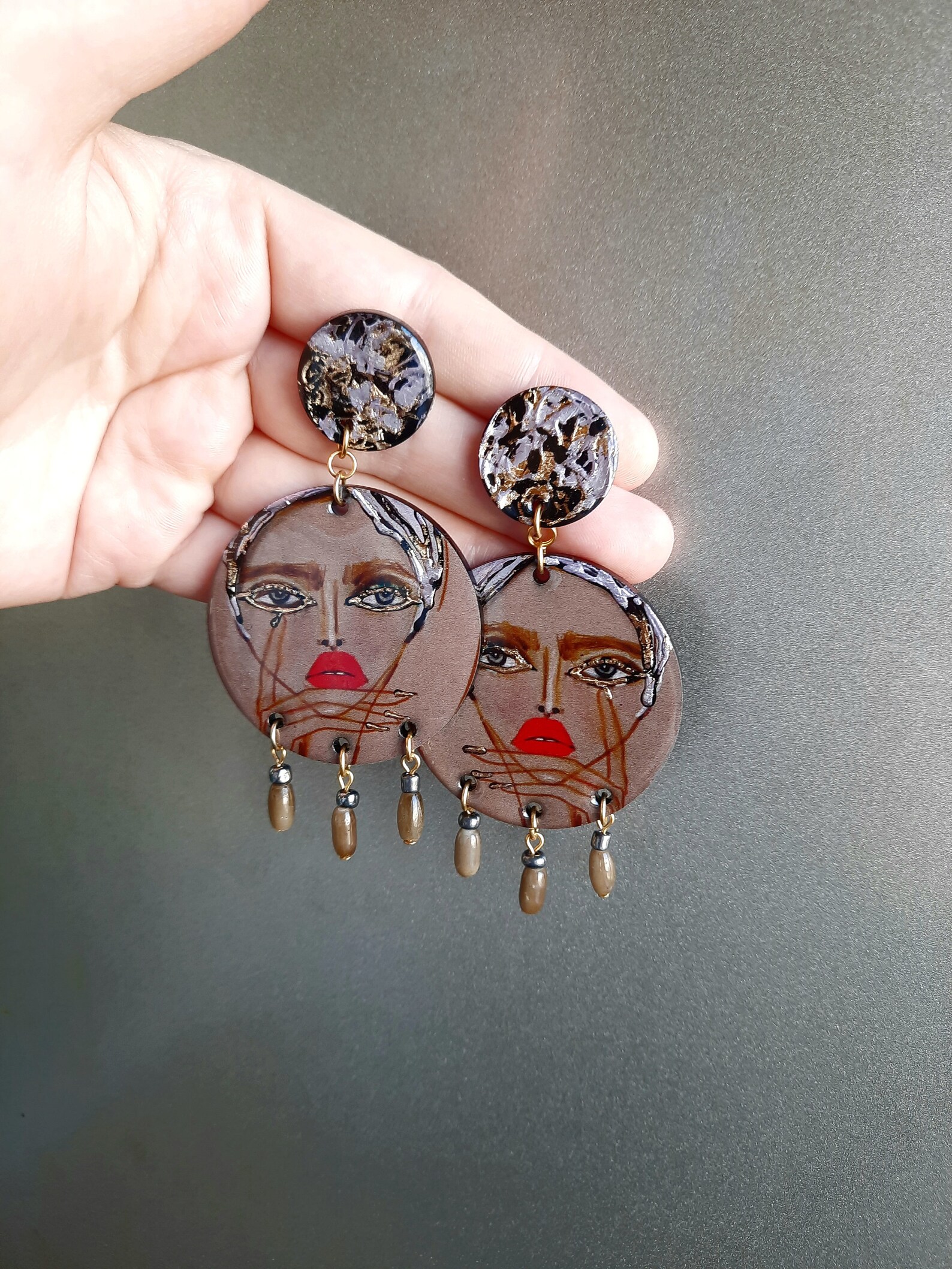 Einzigartige Ohrringe Trend Mode Schmuck Etsy