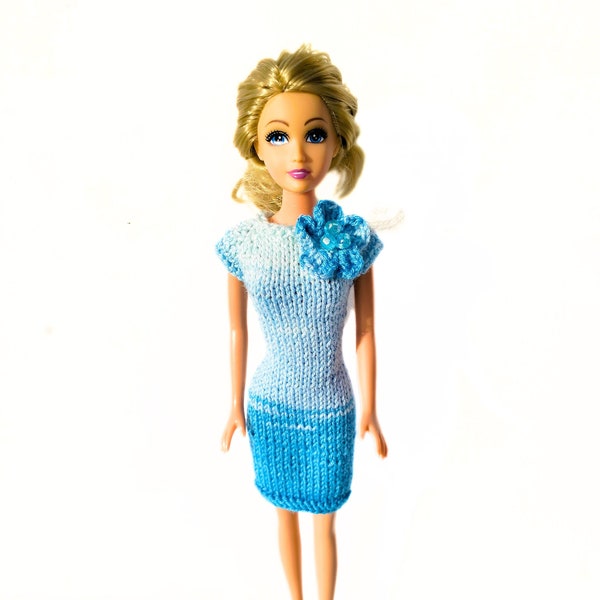 Kleid für Puppengröße 29-30 cm, Kleidung für Puppen, Kleid für Barbie-Puppe