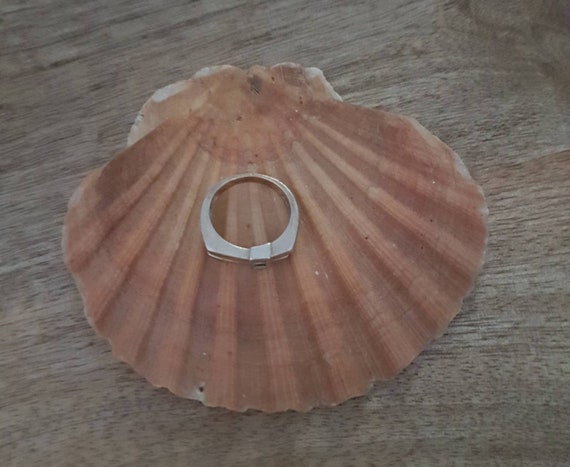 925 Silber Ring mit einen weißen Stein. Gr.16 - image 6