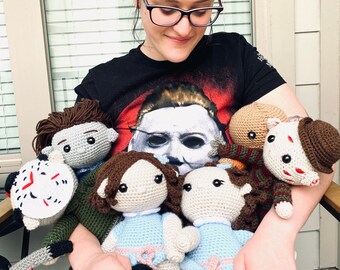 crochet horror dolls