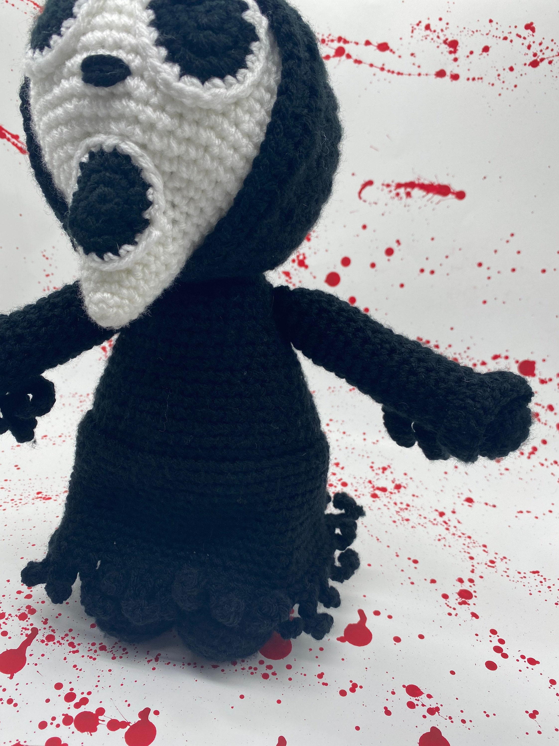 Ghostface crochet inspired amigurumi Scream plush doll Ghost | Etsy