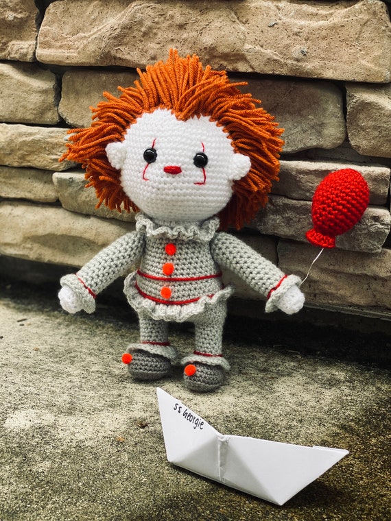 Pennywise Neuen Film Inspiriert Puppe Bose Clown Puppe Etsy