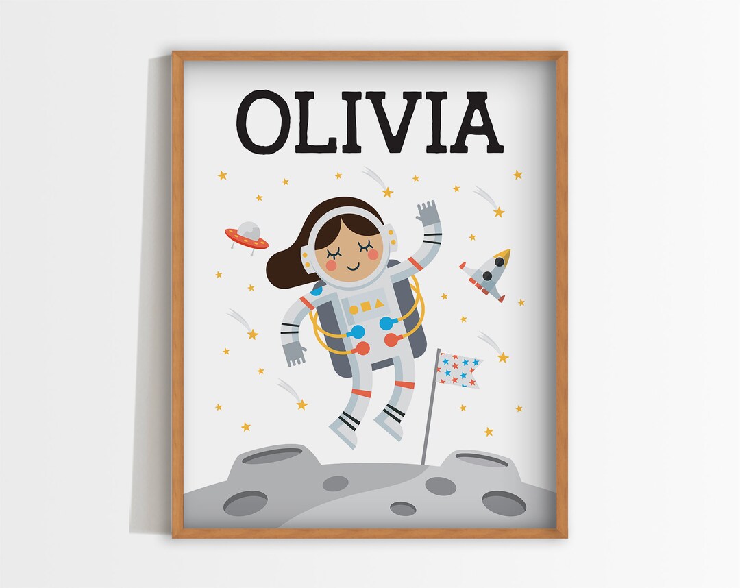 Astronaut Prints Astronaut Poster Astronaut Wall Art Space Prints Space ...