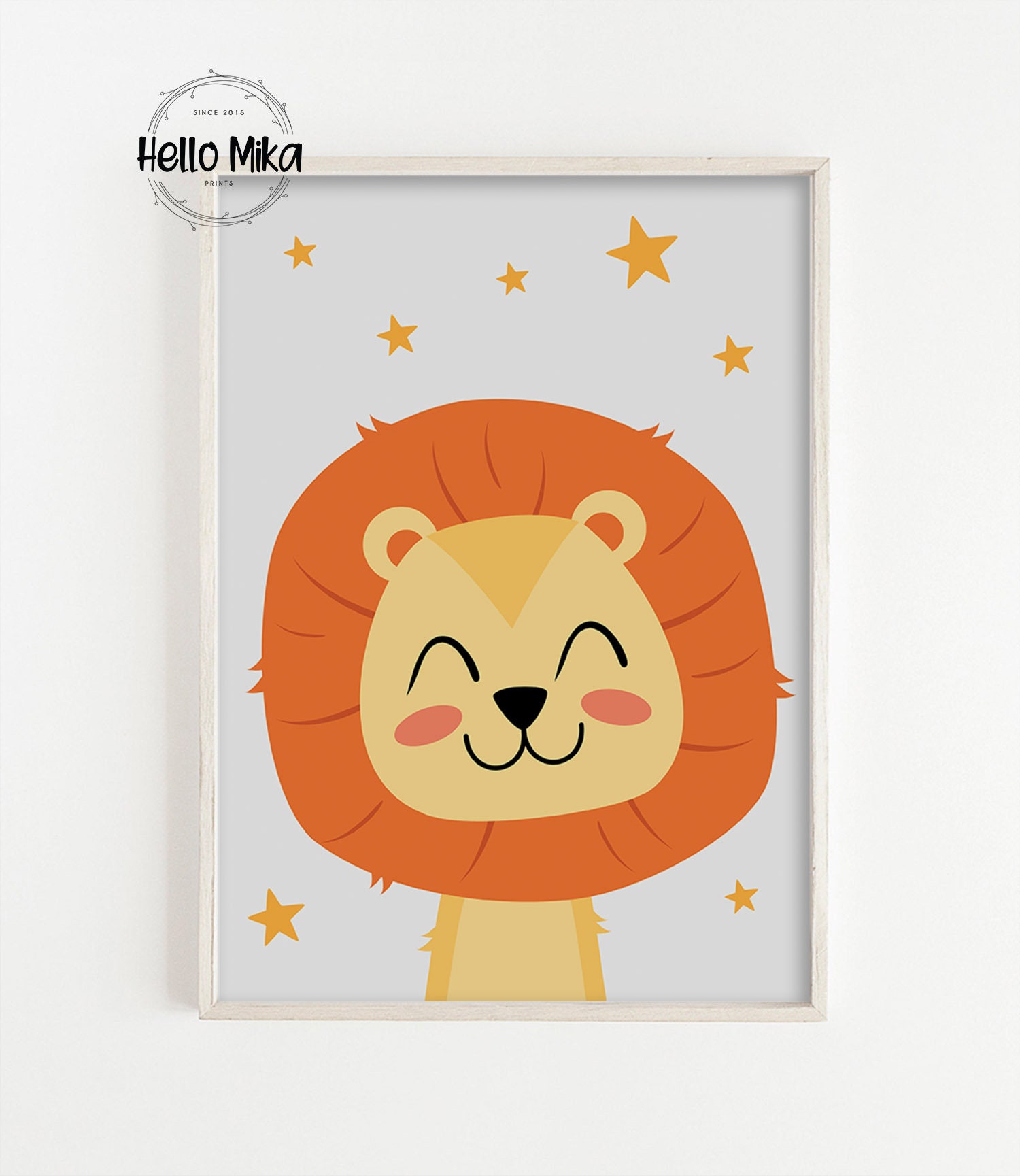 Safari Wall Art Safari Nursery Prints Safari Nursery Decor Etsy