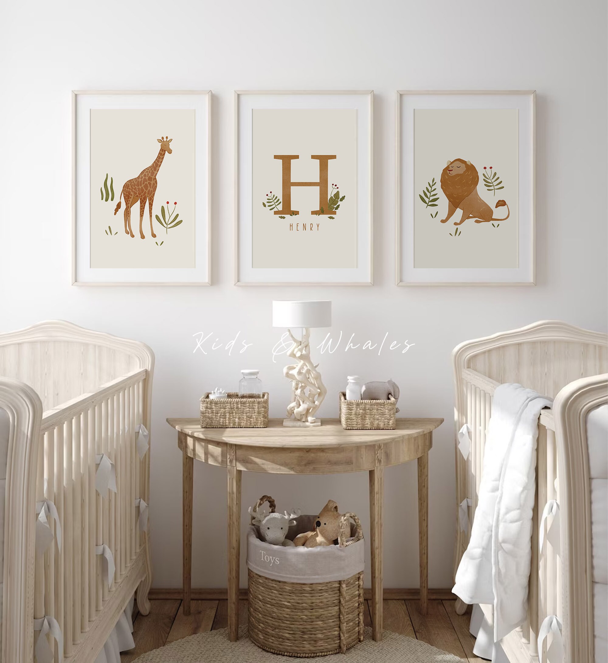 Safari Wall Art Safari Nursery Prints Safari Nursery Decor Etsy