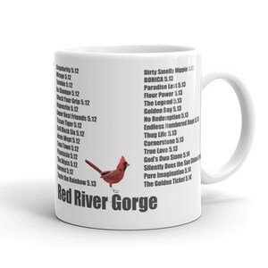 Red River Gorge Rock Climbing - Classic Rock Climbs Coffee Mug