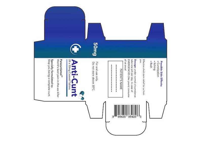 Bundel digitaal bestand Gag Gift Anti-ahole pillendoosje afbeelding 2
