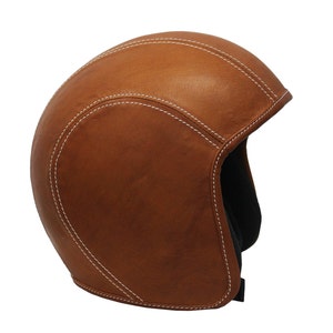 Helmet for Harley Davidson,Handmade Brown Leather motorcycle helmet, vintage biker cap,Personalize gift for men, Retro leather helmet Rider
