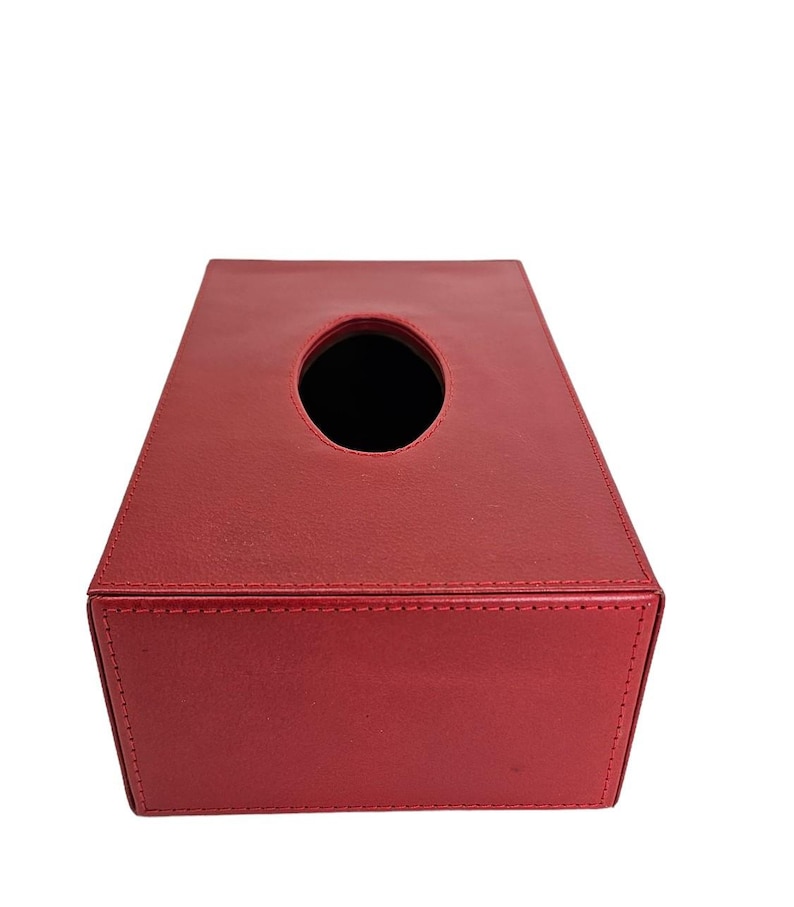 Luxury Leather Office Accessories Set Blotter, Pen Stand, Tissue Box