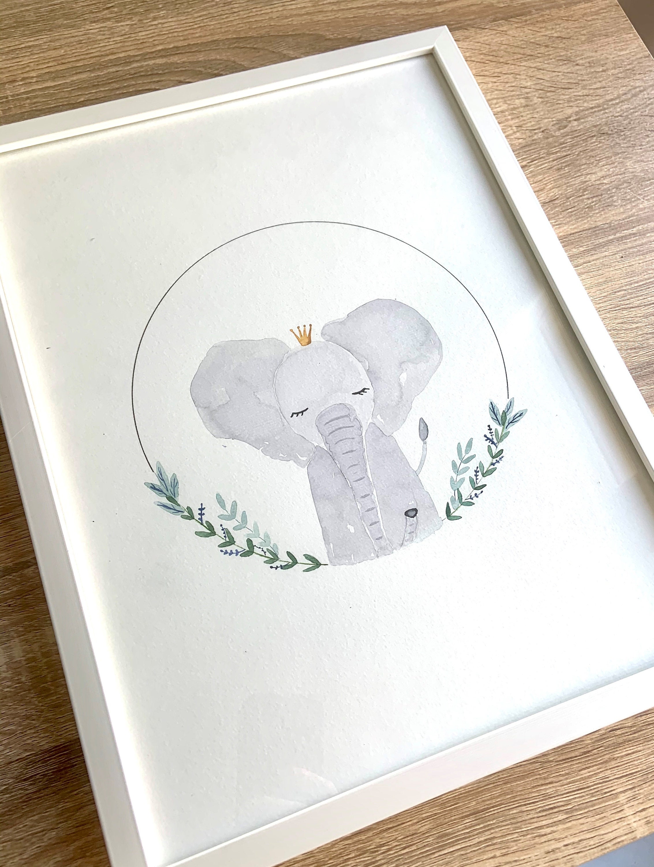 Illustration Aquarelle Animal Enfant