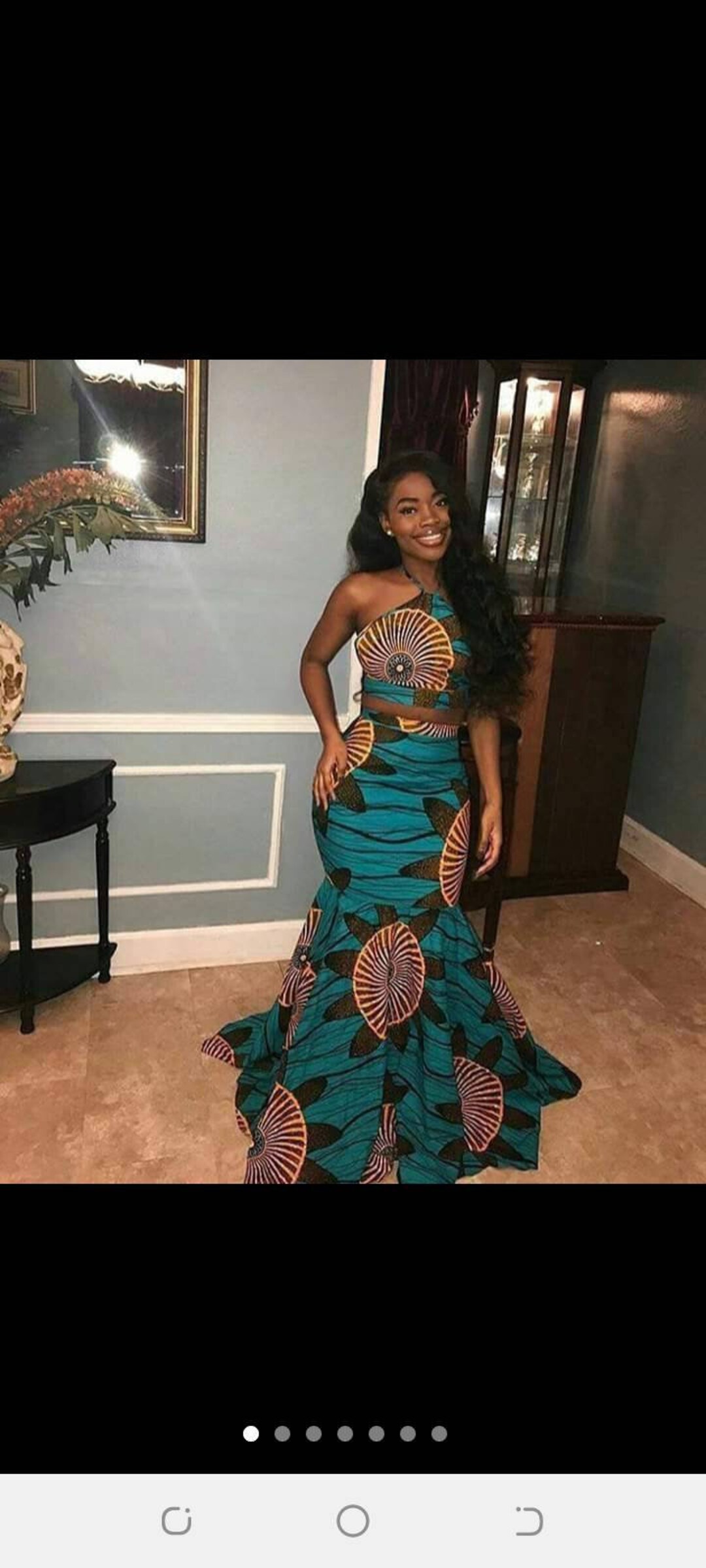 butterfly long gown