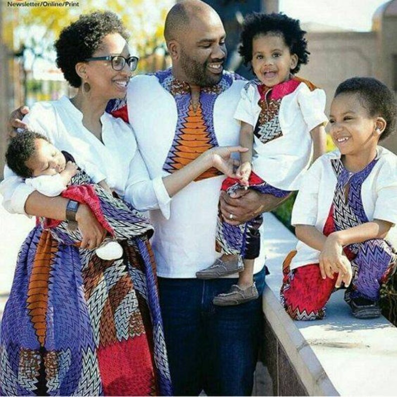 african family matching outfits