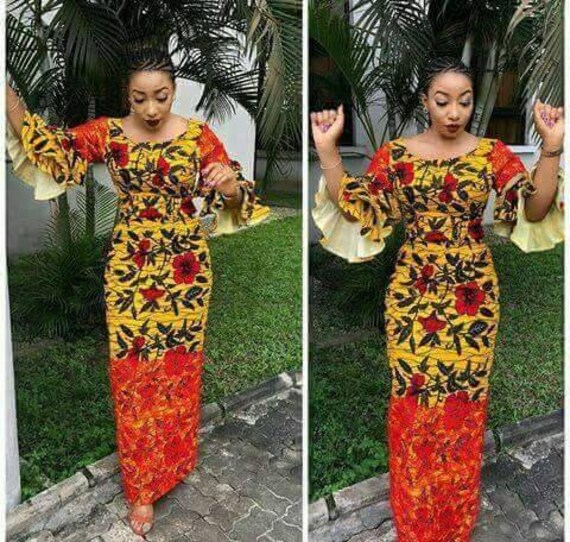 Flayed gown Clearance