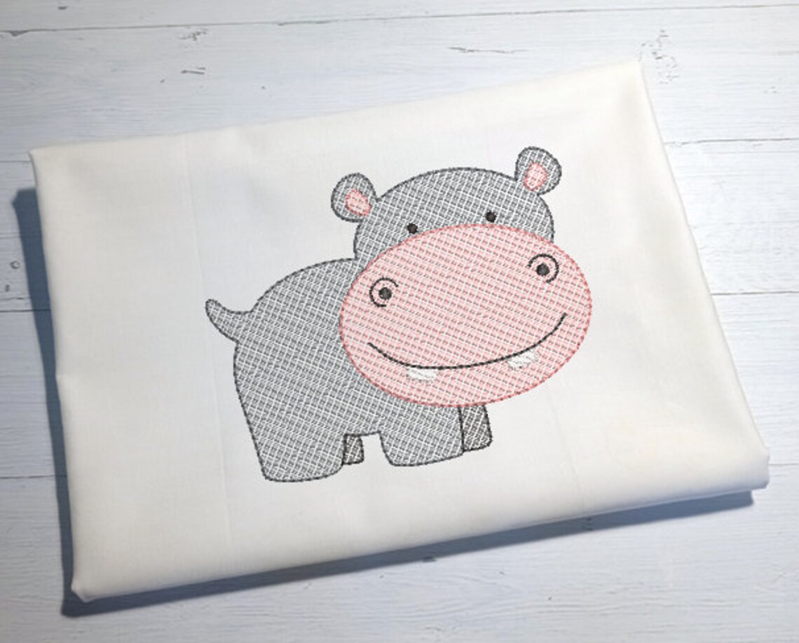 Baby lion elephant hippopotamus giraffe embroidery animal  etsy Baby lion elephant hippopotamus giraffe embroidery animal  etsy