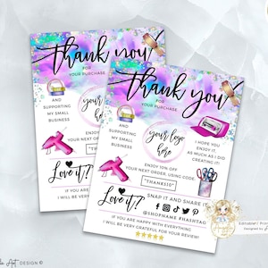 COLIBRI EDITIERBARE HOLOGRAPHIC Crafty Business Danke Kartenvorlage Printable Crafter Maker Cricut Buntstifte Tape Card DIY Handmade Business