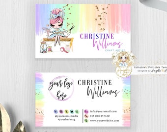 Craft Business Card Etsy