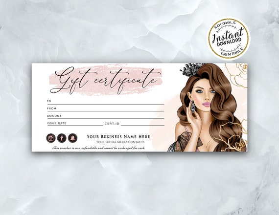 Makeup Gift Card