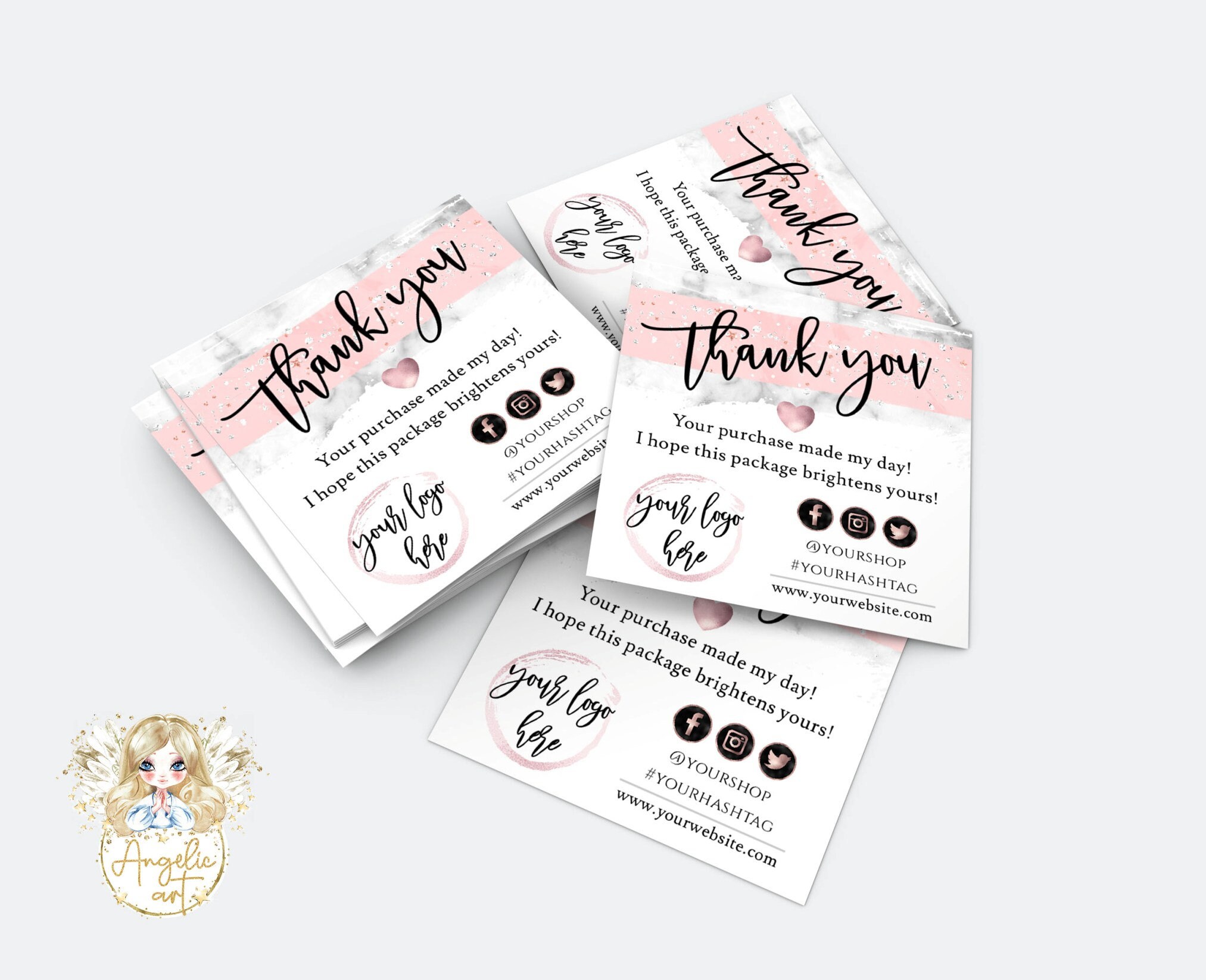 Printable MINI Business Insert Card / Shop Packaging Card Etsy Canada
