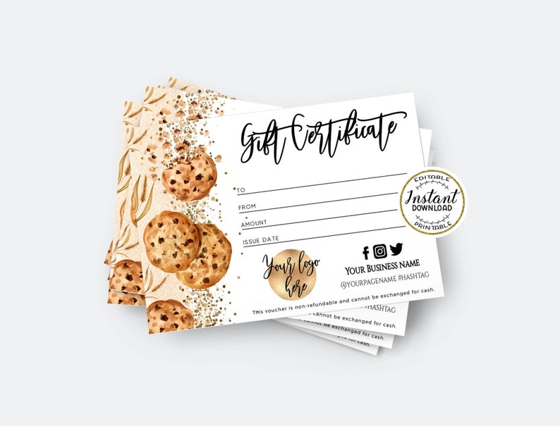 editable-cookie-gift-certificate-template-bakery-sweets-gift-etsy