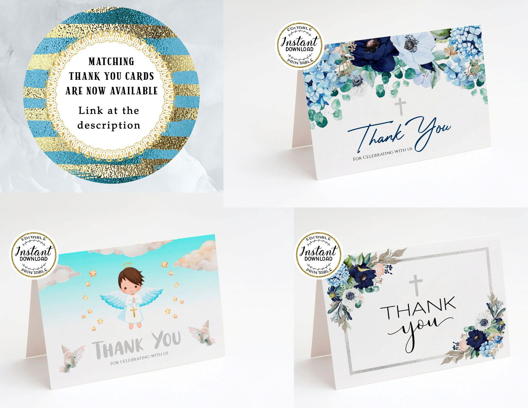 Bautizo Favor Tags Mi Bautizo Tags Thank You Tags - Etsy