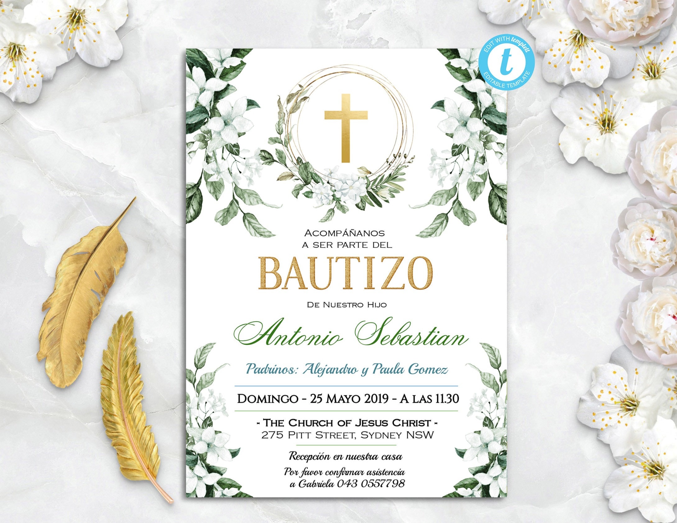 bautizo-invitation-bautizo-ni-o-invitacione-de-bautizo-ni-a-etsy
