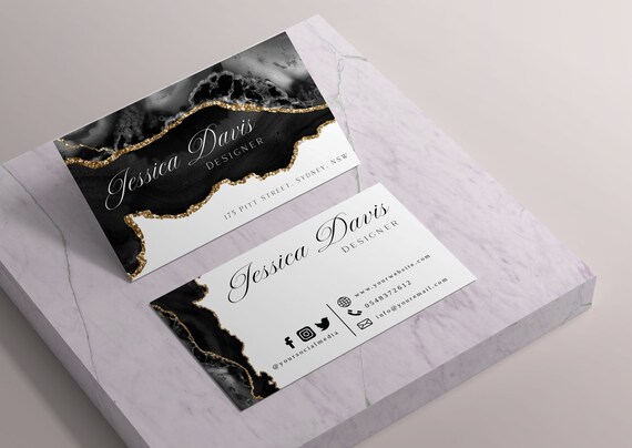 luxury-business-card-template-black-and-gold-editable-etsy