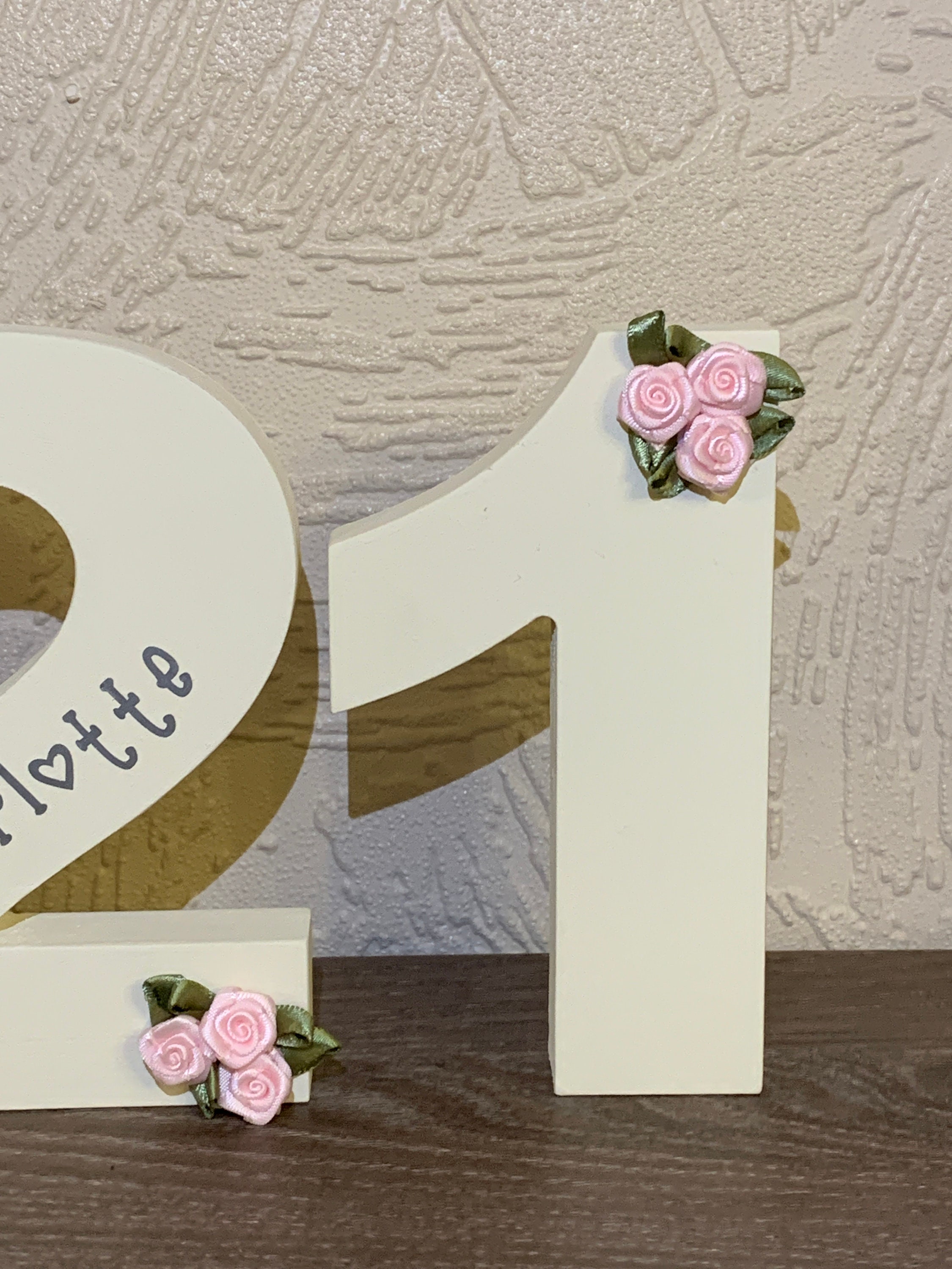 Personalised Free Standing Wooden Numbers Wooden 21st for Etsy UK