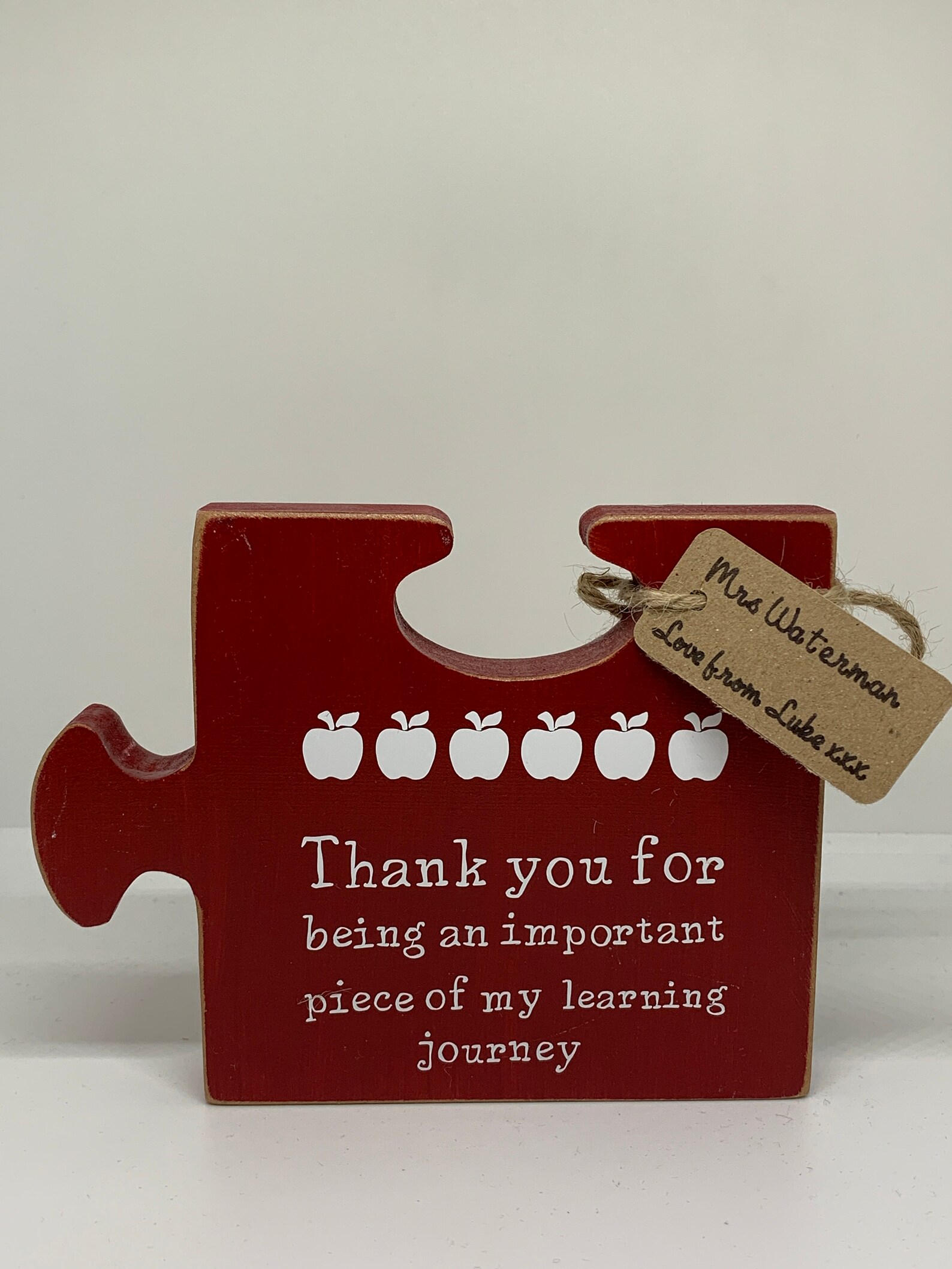 Teacher Puzzle Piece Gift Teacher Gift Thank You Teacher Etsy UK
